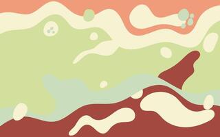 A colorful abstract background with waves and shapes vector
