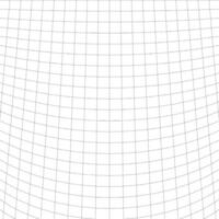 Square Black and Wight Abstract Curved Checkered Surface vector