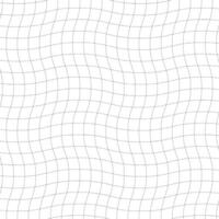 Square Monochrome Abstract Even Wavy Grid vector