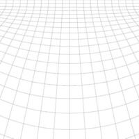 Monochrome Abstract Square Distorted Three Dimensional Grid vector