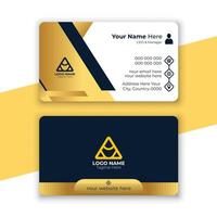 Modern Luxury Business Card Layout. Professional, minimalist editable design Template. vector