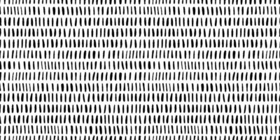 Small Black Dash Stripe Seamless Pattern on White vector