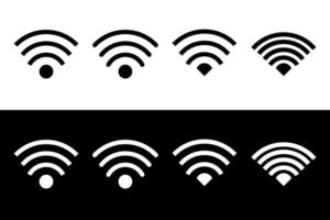 Wifi icon sign symbol. Internet and mobile connection. WiFi symbol illustration. vector