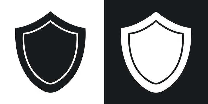 Shield Black And White Vector Art, Icons, and Graphics for Free Download