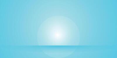 blue background abstract with Gradient in empty room studio, blue empty room studio gradient used for background, blue background studio with shine use for product shooting. vector