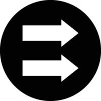 Double arrow Icon Design Illustration vector