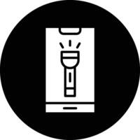 Torch Icon Design Illustration vector