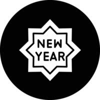 New Year Icon Design Illustration vector