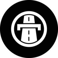 Highway Icon Design Illustration vector