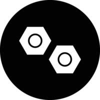 Nut Icon Design Illustration vector