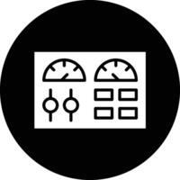 Control panel Icon Design Illustration vector