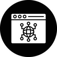 Browser Icon Design Illustration vector