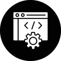 Web development Icon Design Illustration vector