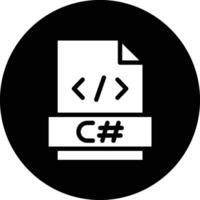 C sharp Icon Design Illustration vector