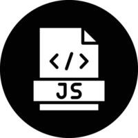 Javascript Icon Design Illustration vector
