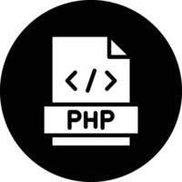 Php Icon Design Illustration vector