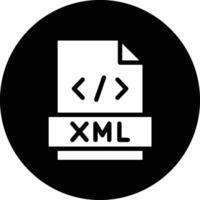 Xml Icon Design Illustration vector