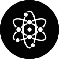 Atom Icon Design Illustration vector