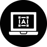 Font size Icon Design Illustration vector