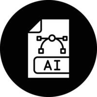Ai file Icon Design Illustration vector