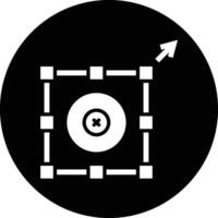 Resize option Icon Design Illustration vector