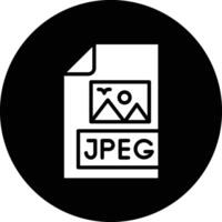 Jpeg file Icon Design Illustration vector