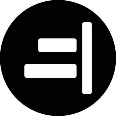 Right alignment Icon Design Illustration