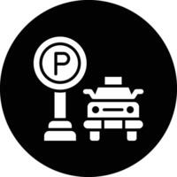 Parking Icon Design Illustration vector