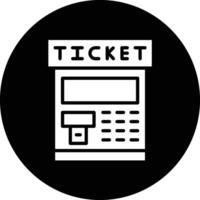 Ticket machine Icon Design Illustration vector