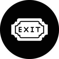 Exit Icon Design Illustration vector