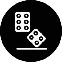 Dice Icon Design Illustration vector