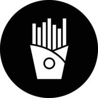 French fries Icon Design Illustration vector