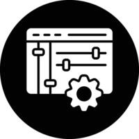 Settings Icon Design Illustration vector