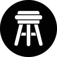 Stool Icon Design Illustration vector