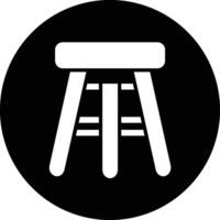 Bar Stool Icon Design Illustration vector