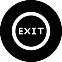 Exit Icon Design Illustration vector