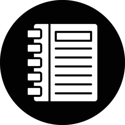 Agenda Icon Design Illustration