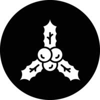 Holly Icon Design Illustration vector