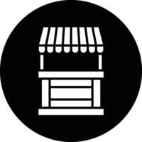 Stall Icon Design Illustration vector