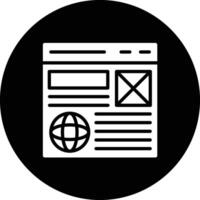 Wireframe Icon Design Illustration vector