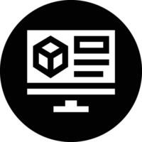 3d Modeling Icon Design Illustration vector