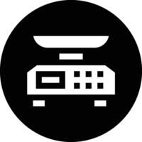 Weight Scale Icon Design Illustration vector