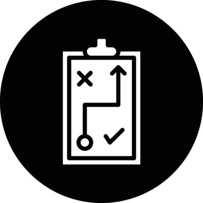 Planning Tag Icon Design Illustration