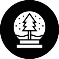 Snow globe Icon Design Illustration vector