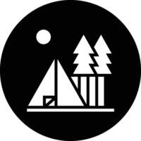 Camp Icon Design Illustration vector