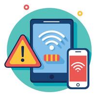 Illustration of Cybersecurity Measures for Protecting Online Users and Digital Privacy vector