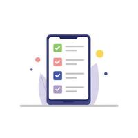 UI Illustration Featuring Checkmark Icon for Interface Design and Visual Aid vector