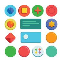 Web Button Collection Pack vector