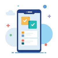 UI Illustration of Checkmark Icon for User Interface Design and Visual Elements vector