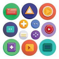 Website Button Series Set vector